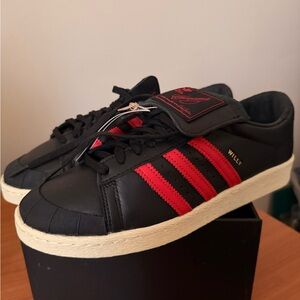 NIB - Willy Chavarria Adidas Jabber Low Men’s Black Sneakers